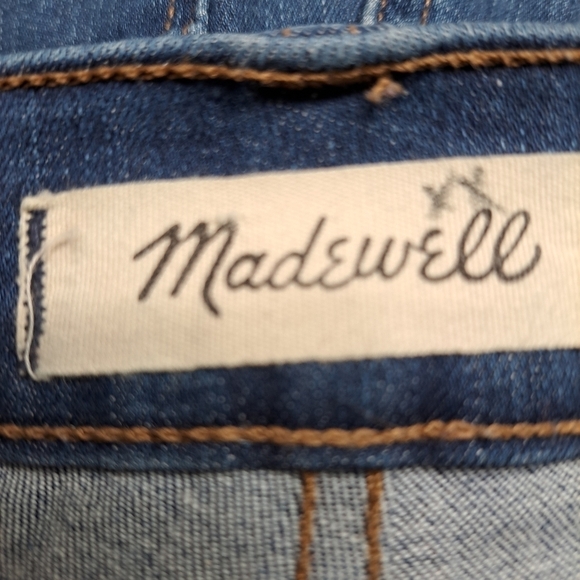 Madewell Button Fly High Rise Distressed Skinny Jean.  Size 26 - Picture 4 of 6